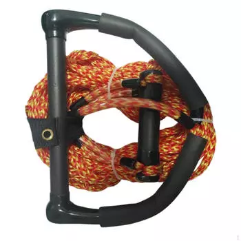 Высокопроизводительная веревка для водных лыж с эргономичной ручкой оранжевый