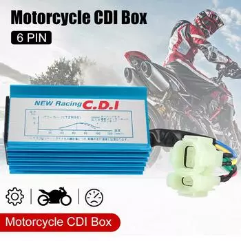 Высокопроизводительный 4-тактный 6-контактный для 50cc 70cc 90cc 110cc 125cc 150cc Honda XR50 CRF50 CDI электрический кабель, жгут проводов, катушка зажигания мотоцикла синий