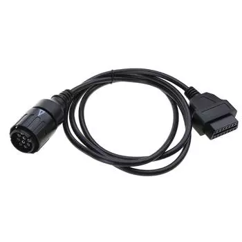 Высокопроизводительный диагностический адаптер OBD2, круглый 10-контактный разъем для 16-контактного кабеля OBD II для мотоцикла ICOMD