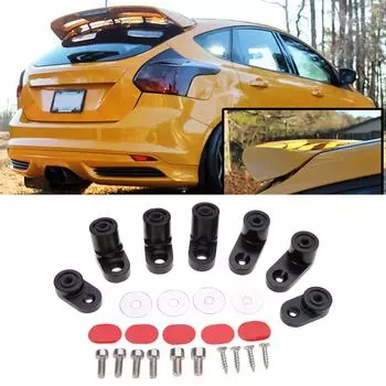 Высокопроизводительный комплект удлинителей спойлера заднего крыла с болтовым креплением из алюминиевого сплава для автомобиля ST RS