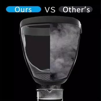 Высокопрозрачная защитная маскаПыленепроницаемые, олеофобные, ветрозащитные, ударопрочные, незапотевающие защитные маски синий