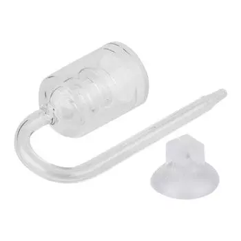 Высокопрозрачный стеклянный аквариумный очиститель углекислого газа для аквариума CO2, винтовой диспергатор