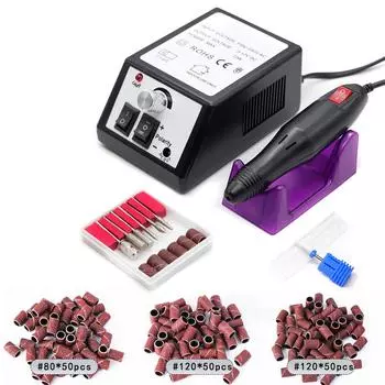 Высокоскоростная машинка для полировки ногтей (20 000 об./мин.) для резьбы по ногтю и удаления омертвевшей кожи UK - Electronic