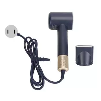 Высокоскоростной фен с бесщеточным двигателем, отрицательными ионами, низким уровнем шума, быстрой сушкой, термоконтролем волос US Plug