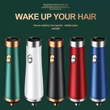 Высокоскоростной инструмент для укладки волос 6 в 1: Фен, выпрямитель, щипцы для завивки волос с технологией отрицательных ионов EU Plug