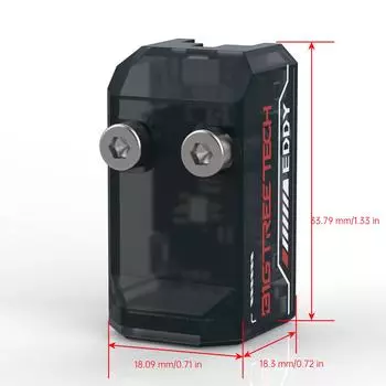 Высокоскоростной инструмент для выравнивания BIGTREETECH Eddy V1.0, разработанный для Klipper. Быстрое выравнивание за 20 секунд для 3D-принтера StealthBurner Voron 2.4.