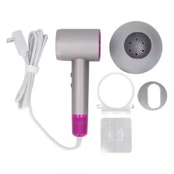 Высокоскоростной ионизированный фен 20000 об/мин мощный 1200 Вт быстросохнущий фен с низким уровнем шума и насадкой US Plug разноцветный
