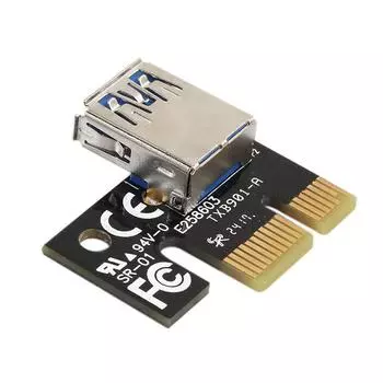 Высокоскоростной порт USB3.0 PCIe PCI Express 1x удлинитель переходной платы для майнинга