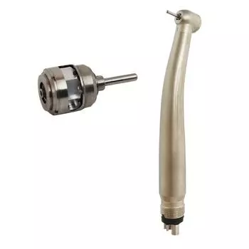 Высокоскоростной стоматологический наконечник MAX 2. Ключ, кнопочный ключ, 4 отверстия, без светодиодной лампы. Push Button 4 Hole