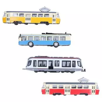 Высокоскоростной железнодорожный автобус модель инерционного транспортного средства коллекционная модель игрушка для детей(Группа D )