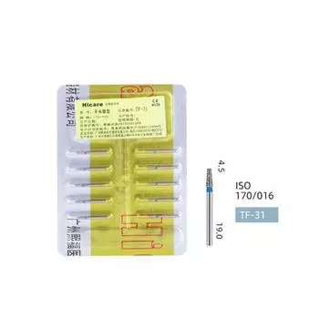 Высокоскоростные турбинные алмазные боры с наконечником TF-31 TF-31