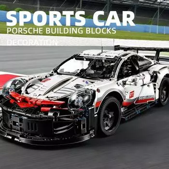 Высокотехнологичная модель 1314 шт. 1/14, супер гоночный автомобиль, строительный блок, откатной MOC, автомобильный кирпич, детская строительная игрушка Green Lamborghini-1314Pcs