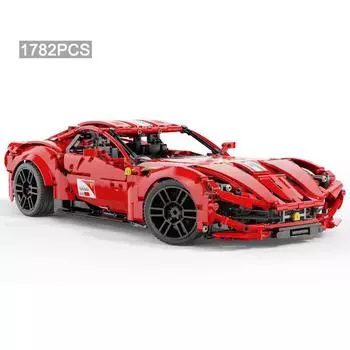 Высокотехнологичный F12 Berlinetta 1:10 строительных блоков для взрослых, набор для конструирования, обучающие модели игрушечных транспортных средств