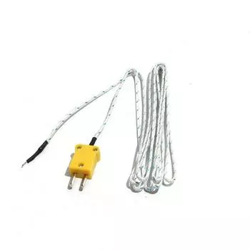 Высокотемпературный датчик термопары, тестер зонда, линия типа K, длина теста 0,5/1/2/3/4 метра, провод из стекловолокна 0.5M Cable