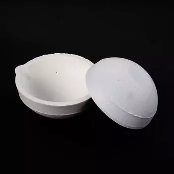 Высокотемпературный кварцевый тигель для плавления кремнезема, тарелка, чаша, контейнер для литья 5.2*2.1cm