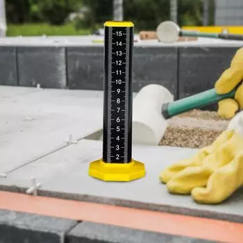 Высокоточная масштабная линейка, линейка для выравнивания кирпичной кладки, инструмент для укладки плитки каменщиком One Size чёрный