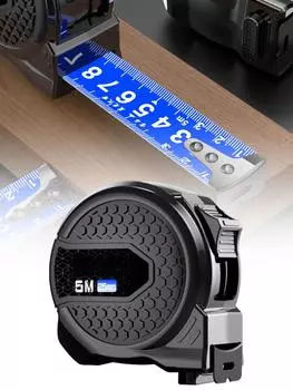 Высокоточная метрическая рулетка, выдвижная 3/5/7,5/10 м, измерительная лента, выдвижная линейка, деревообрабатывающая линейка, измерительные инструменты