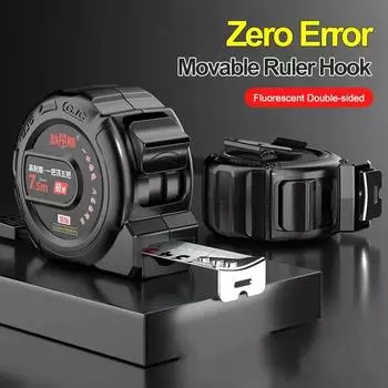 Высокоточная стальная рулетка, лазерная струйная линейка с кодом, измерительный инструмент, расширенная линейка, ручной инструмент 3 м/5 м/7 м/10 м