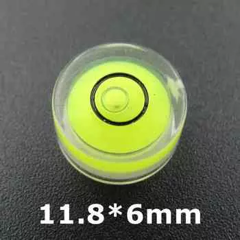 Высокоточные электронные весы Спиртовой уровень с шариками Мини пузырьковый уровень Инструменты Горизонтальный инструмент Диаметр 12-20 мм