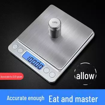 Высокоточные кухонные весы для выпечки и коммерческого использования Battery 3kg/0.1g with Tray