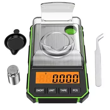 Высокоточные профессиональные электронные весы 50 г/0,001 г цифровые золотые ювелирные весы миллиграммовые мини электронные весы