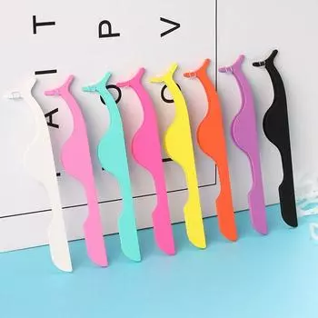 Высокоточные вспомогательные зажимы для наращивания ресниц Аппликатор для накладных ресниц Инструменты для макияжа ресниц фиолетовый