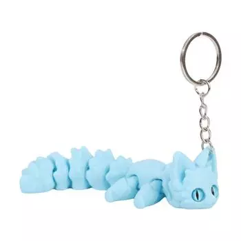 Высокоточный 3D брелок-шарм в виде лисы Легкий портативный аксессуар для ключей для поклонников аниме и коллекционеров подарков 15