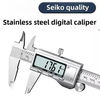 Высокоточный цифровой штангенциркуль из нержавеющей стали для обслуживания удилищ - 0-150 мм Vernier Caliper Low Range