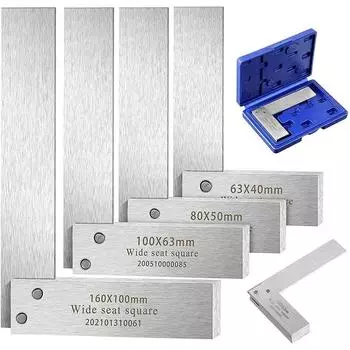 Высокоточный деревообрабатывающий калибр, разметочная линия, угольник, линейка, инструмент для измерения слесаря 63x40