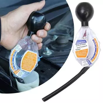 Высокоточный измеритель температуры антифриза, измеритель температуры замерзания охлаждающей жидкости автомобильного радиатора, портативный инструмент для проверки автомобильного водяного бака чёрный