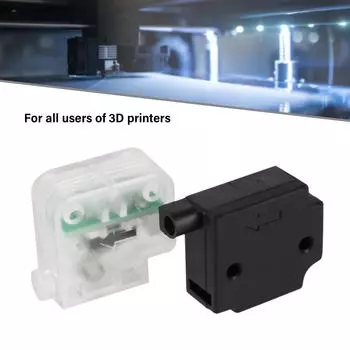 Высокоточный модуль обнаружения нити для 3D-принтера, монитор обнаружения паузы с кабелем для мониторинга 3D-принтера чёрный