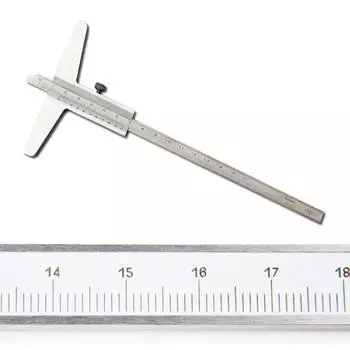 Высокоточный стальной штангенциркуль 150/200/300 мм, инструмент для измерения глубины 300mm