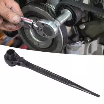 Высокотвердый гаечный ключ с храповым механизмом, ручные инструменты с регулировкой вперед и назад, удобная ручка, острый хвост A