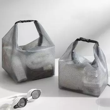 Высоководонепроницаемая герметичная сумка для плавания большого размера, прозрачная подводная сумка для защиты от влаги, косметичка для хранения, сумка-сумка белый