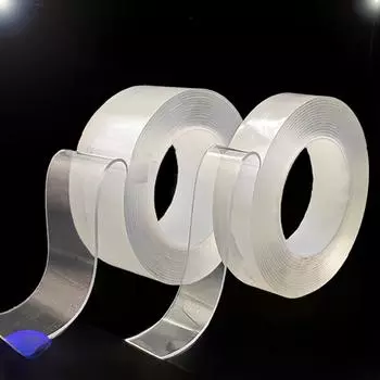 Высоковязкая двухсторонняя прозрачная бесследная нанолента