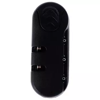 Высокозащищенный черный дорожный кодовый замок для багажа с 3-значной комбинацией, кодовый замок для чемоданов и рюкзаков