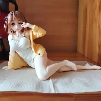 Высота 9,5 см. Game Atelier Ryza: Пижама Lyza Waking Up Фигурка Модель Atelier Ryza