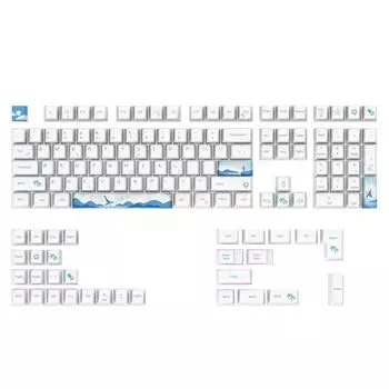 Высота колпачков клавиш для 108-клавишной 5-сторонней сублимационной механической клавиатуры PBT колпачки клавиш подходят для клавиатуры 61 64 84 87 96 98