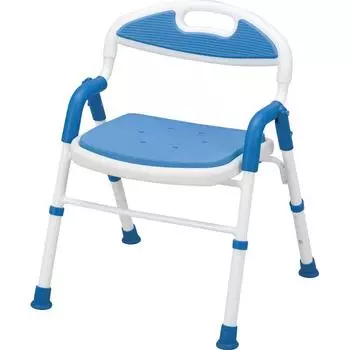 Высота сиденья скамейки для душа Toyotsu All Life без сборки G-STYLE (Складной, регулируемый, требуется) синий