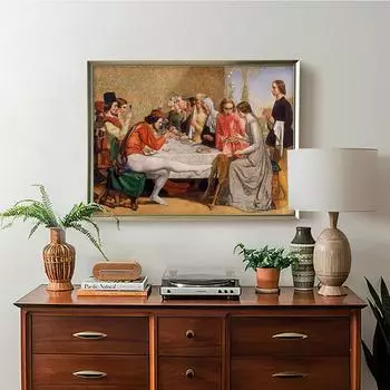 Выставка Музей Художественная печать Плакат Картина маслом Украшение Наклейка на стену 21cm30cm NoFrame