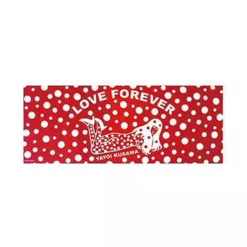 Выставка Яёи Кусамы Eternal Limited LOVEFOREVER Dot Pattern Tenugui Red and White Моя душа