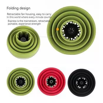 Вытяжка для сушки локонов, универсальный интерфейс, устойчивая к высоким температурам, складная вытяжка для парикмахерских, профессиональный уход за волосами зелёный