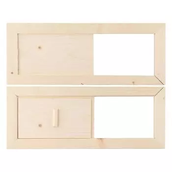 Вытяжной воздушный желоб Вентиляционный клапан паровой комнаты Деревянные клапаны