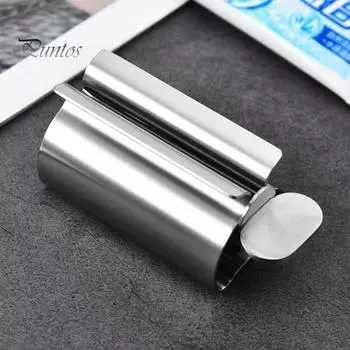 Выжималка для зубной пасты из нержавеющей стали Компактный дизайн Многоразовый многофункциональный металлический выжималка для тюбиков зубной пасты Сиденье-держатель Подставка A