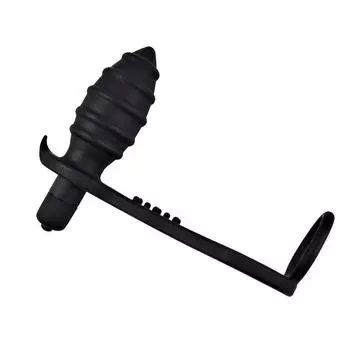 Взрослая нить силиконовая вибрирующая задняя анальная пробка вибратор стопорное кольцо секс-игрушки