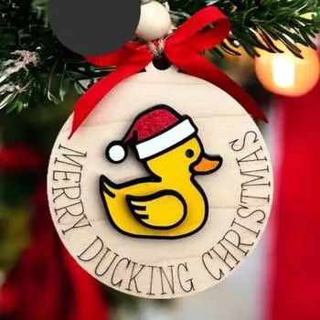 Взрослая шутка рождественское украшение деревянная елка подвесное украшение грубый юмор кулон шутка подарок для взрослых друзей C