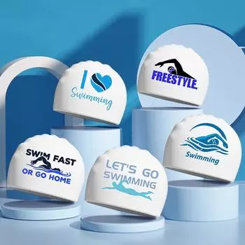 Взрослая унисекс силиконовая шапочка для плавания водонепроницаемая удобная длинная защита для волос и ушей профессиональные шапочки для плавания