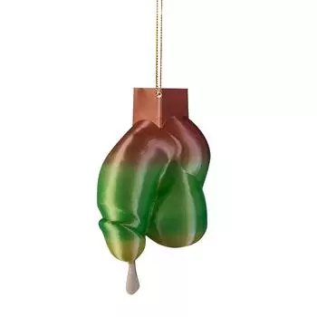 Взрослое имитационное украшение 1 шт. Веселое 3D большое, подходит для рождественской елки, подвесного зеркала заднего вида автомобиля, бара, ночного клуба, украшений для мальчишника One Size армия зеленый