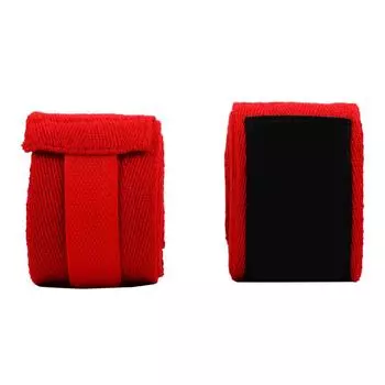 Взрослые 1 пара эластичных бинтов для рук для бокса, кикбоксинга, муай-тай (красный) красный