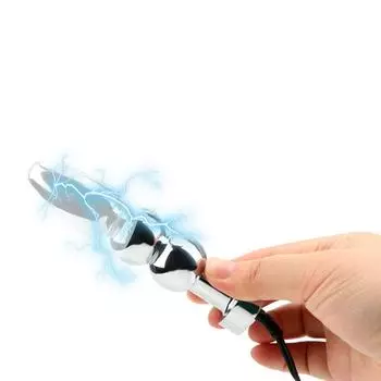 Взрослые эротические игрушки Вагинальная пробка Электрошок Анальная пробка Нержавеющая сталь Секс-игрушки для женщин Анальный массаж Металлическая анальная пробка E